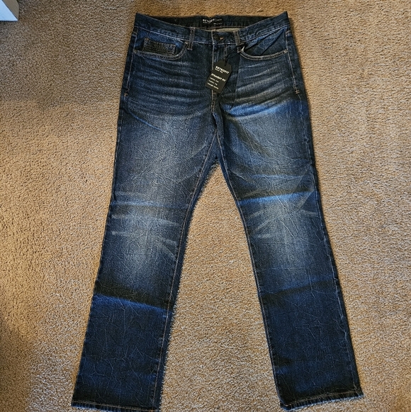 Mens NWT Retrofit Brand Mfg. Blue Jeans Size 34 x 32 Straight - Picture 1 of 6
